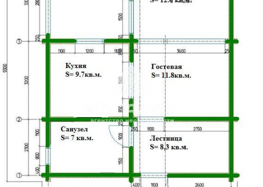 , Площадь дома: 120 м<sup>2</sup>, Площадь участка: 2 соток, Район: Лаишевский