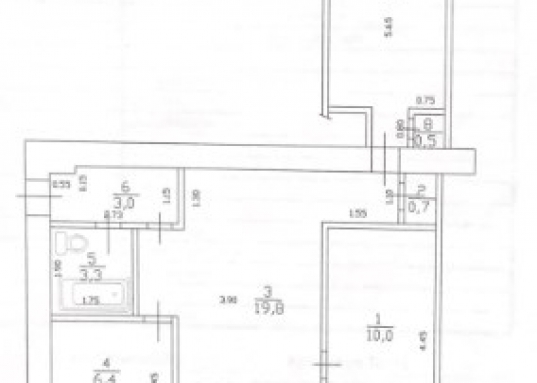 Прекрасная возможность купить 3х-комнатную квартиру общей площадью 55,9 м², расположенную на улице Новаторов, д. 1 в центре Советского района г. Казани.<br />Просторная квартира на комфортном 3 этаже кирпичного дома в одном из самых спокойных и благополучных районов города.