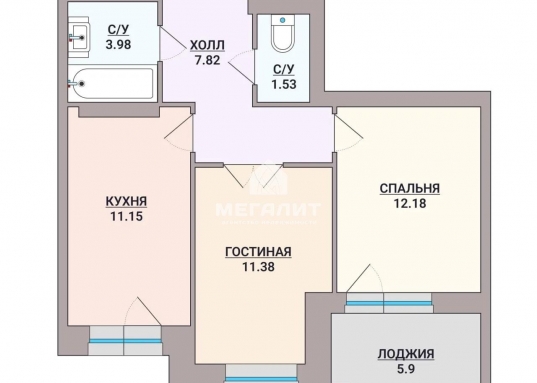 <strong>Хотите купить полноценную 2-комн.