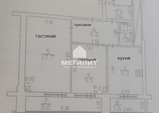 Двухкомнатная в ЖК "Видный"!