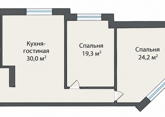 Адрес: ул. Павлюхина, дом 110В, Количество комнат: 3, Общая площадь: 103.4 м<sup>2</sup>, Жилая площадь: 43.5 м<sup>2</sup>, Площадь кухни: 30 м<sup>2</sup>, Этаж: 15/22, Тип дома: Кирпичный, Район: Приволжский