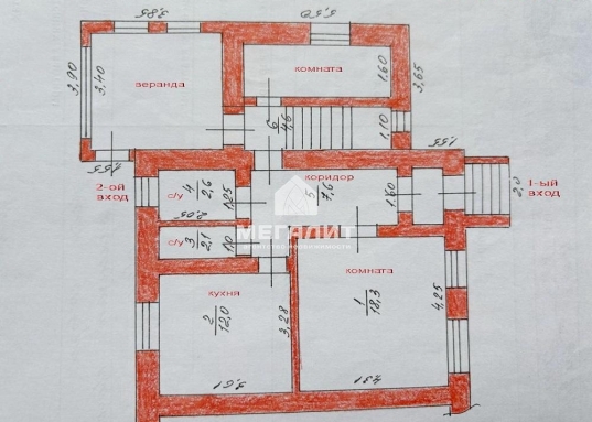 Адрес: ул. Молодежная, дом 4, Площадь дома: 92,3 м<sup>2</sup>, Площадь участка: 10,9 соток, Поселок: Ленино-Кокушкино, Район: Пестречинский