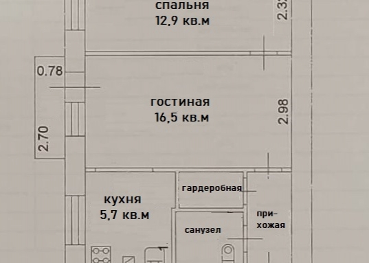 Купить двухкомнатную квартиру в центре Московского района Казани